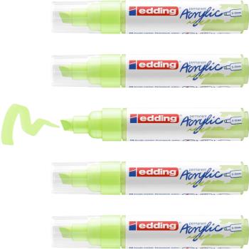 Preview: Edding 5000 Acrylmarker breit pastellgrün