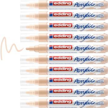 Preview: Edding 5100 Acrylmarker medium warmbeige