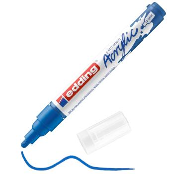Preview: Edding 5100 Acrylmarker medium enzianblau