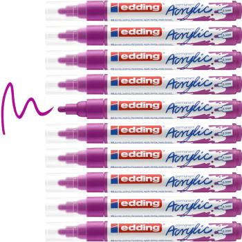 Preview: Edding 5100 Acrylmarker medium beere