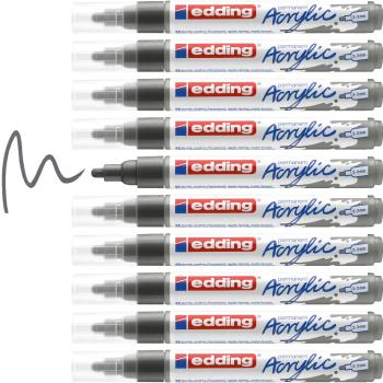 Preview: Edding 5100 Acrylmarker medium anthrazit