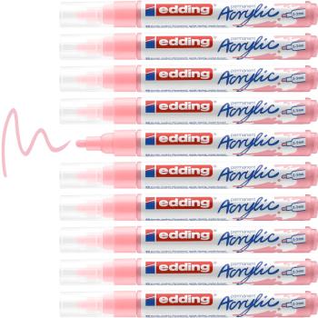 Preview: Edding 5100 Acrylmarker medium edel mauve