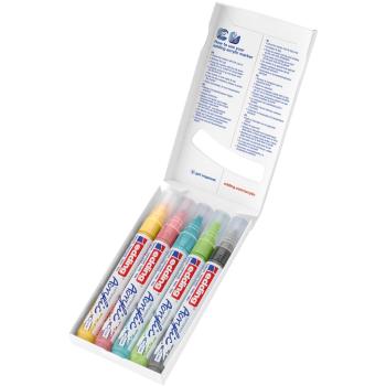Preview: Edding 5100 Acrylmarker medium 5 Stück Pastell-Set