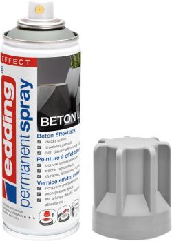 Preview: Edding 5200 Permanent Spray - Beton effekt seidenmatt