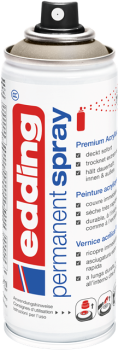 Preview: Edding 5200 Permanent Spray - champagner gold seidenmatt