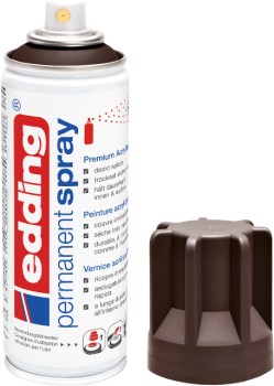 Preview: Edding 5200 Permanent Spray - schokobraun seidenmatt - RAL8017
