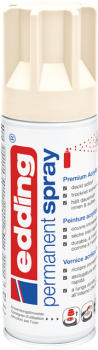 Edding 5200 Permanent Spray - hellelfenbein seidenmatt