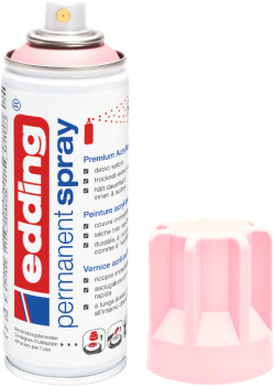 Preview: Edding 5200 Permanent Spray - pastellrosa seidenmatt