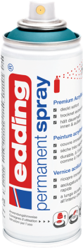 Preview: Edding 5200 Permanent Spray - petrol seidenmatt
