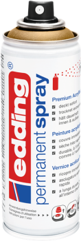 Preview: Edding 5200 Permanent Spray - reichgold seidenmatt