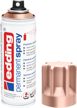 Preview: Edding 5200 Permanent Spray - roségold seidenmatt