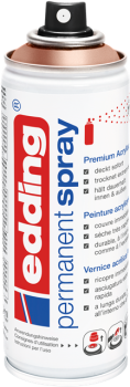 Preview: Edding 5200 Permanent Spray - roségold seidenmatt