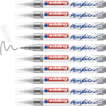 Preview: Edding 5300 Acrylmarker fein silber
