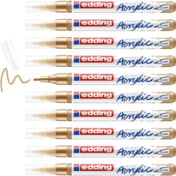 Preview: Edding 5300 Acrylmarker fein reichgold
