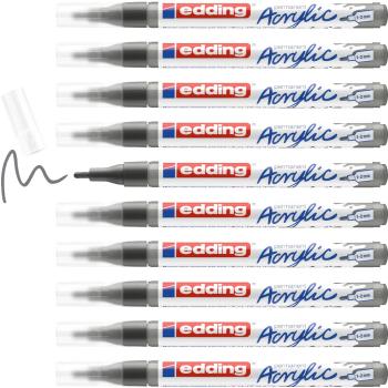 Preview: Edding 5300 Acrylmarker fein anthrazit