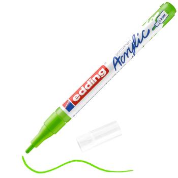 Preview: Edding 5300 Acrylmarker fein gelbgrün