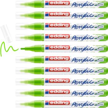 Preview: Edding 5300 Acrylmarker fein gelbgrün