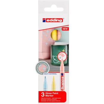 Edding 751 Paint-Marker 3 Stück Set pastell