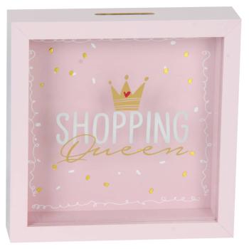 EigenArt Spardose mit Glasfront - Shopping Queen