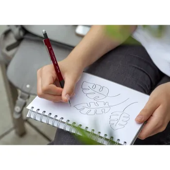 Preview: Faber-Castell Grip 1347 Druckbleistift 0.7mm wine red