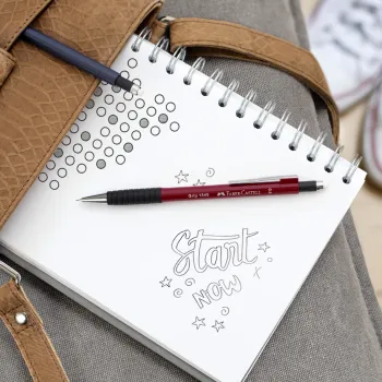 Faber-Castell Grip 1347 Druckbleistift 0.7mm wine red