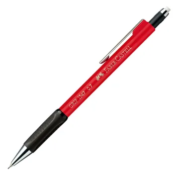 Preview: Faber-Castell Druckbleistift Grip 1347 0.7mm bright red
