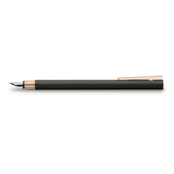 Preview: Faber-Castell Füllhalter Neo Slim Metall schwarz roségold