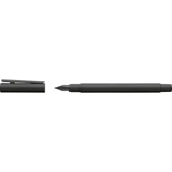 Preview: Faber-Castell Füllhalter Neo Slim Metall schwarz schwarz