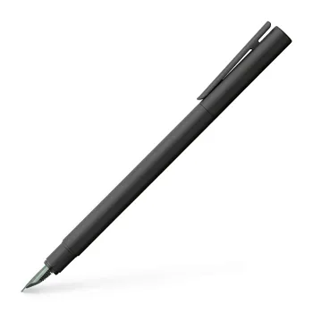 Preview: Faber-Castell Füllhalter Neo Slim Metall schwarz schwarz