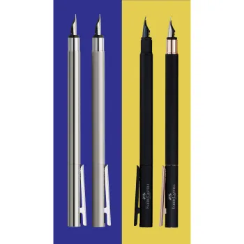 Faber-Castell Füllhalter Neo Slim Metall schwarz schwarz