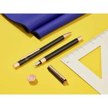 Faber-Castell Füllhalter Neo Slim Metall schwarz roségold