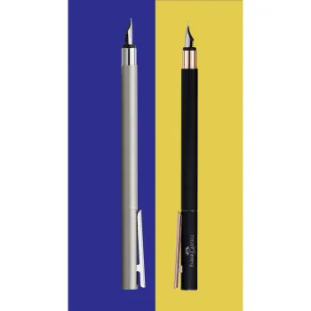 Faber-Castell Füllhalter Neo Slim Metall schwarz roségold