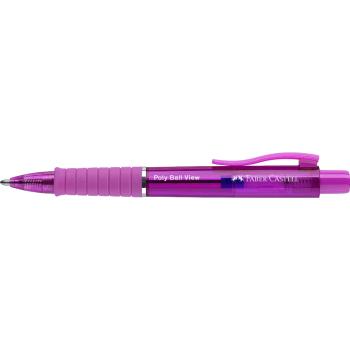 Preview: Faber-Castell Kugelschreiber Poly Ball View XB electric fuchsia