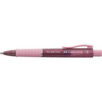 Preview: Faber-Castell Kugelschreiber Poly Ball View XB rose shadows