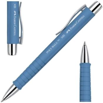 Preview: Faber-Castell Kugelschreiber Poly Ball XB graublau