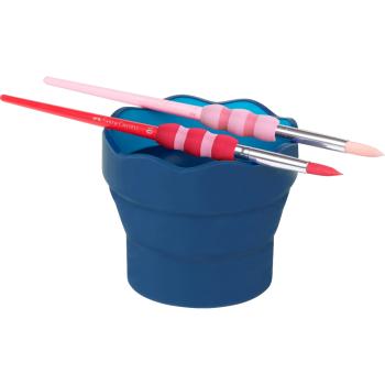 Faber-Castell Wasserbecher Clic&Go blau