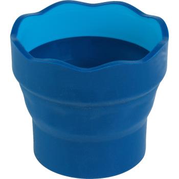 Preview: Faber-Castell Wasserbecher Clic&Go blau