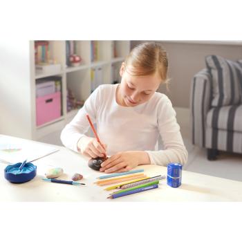 Faber-Castell Wasserbecher Clic&Go blau