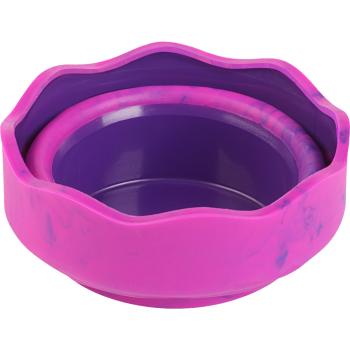 Preview: Faber-Castell Wasserbecher Clic&Go pink marble