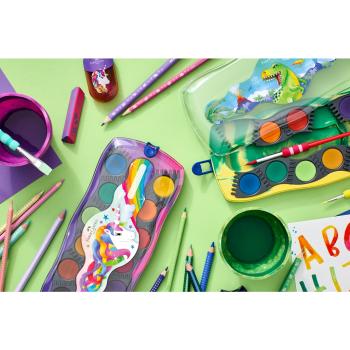 Faber-Castell Wasserbecher Clic&Go green marble