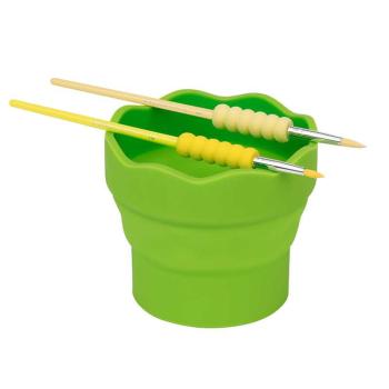 Preview: Faber-Castell Wasserbecher Clic&Go hellgrün