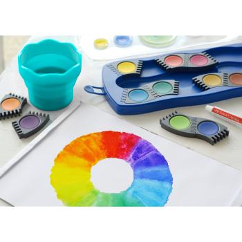 Faber-Castell Wasserbecher Clic&Go türkis