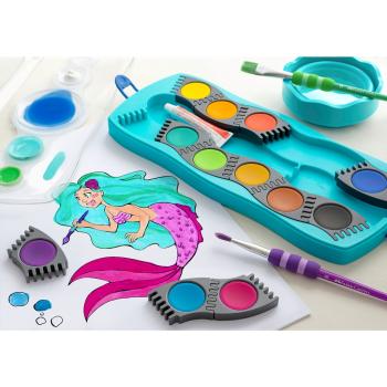 Faber-Castell Wasserbecher Clic&Go türkis