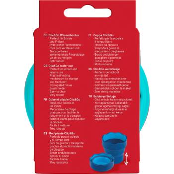 Faber-Castell Wasserbecher Clic&Go türkis