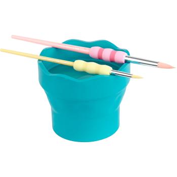 Faber-Castell Wasserbecher Clic&Go türkis