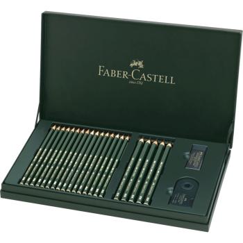Preview: Faber-Castell Bleistift Castell 9000 111th Anniversary Set 21er Jubiläums Box