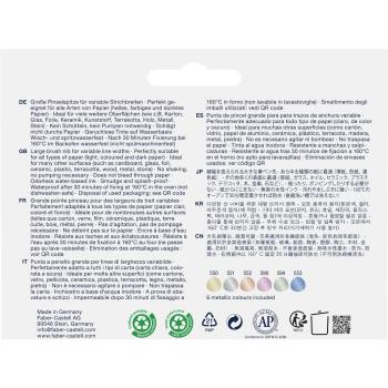 Preview: Faber-Castell Goldfaber Creative Marker Brush 6er Etui Happy Celebration