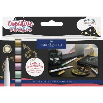 Faber-Castell Goldfaber Creative Marker 1.5 6er Etui Metallic Moments