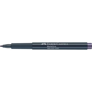 Preview: Faber-Castell Metallics Marker Colour 136 date with violet