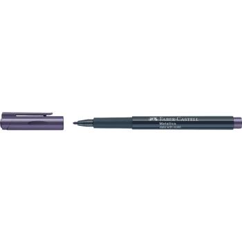 Preview: Faber-Castell Metallics Marker Colour 136 date with violet